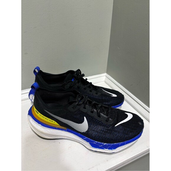 Nike Black/Blue/Yellow Running Sneakers ZoomX Invincible Run Flyknit 3-size 11 main image 12